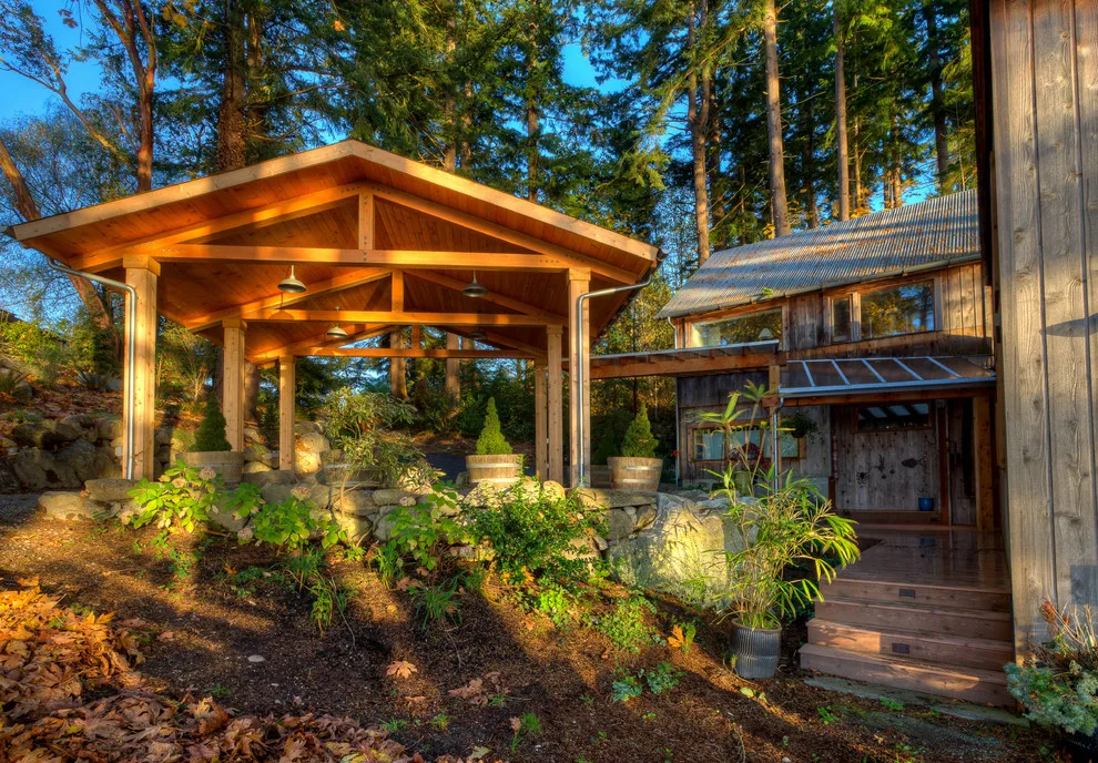 Stanwood WA Carport at Warm Beach by Dan Nelson, Designs Northwest Architects - Photo 3