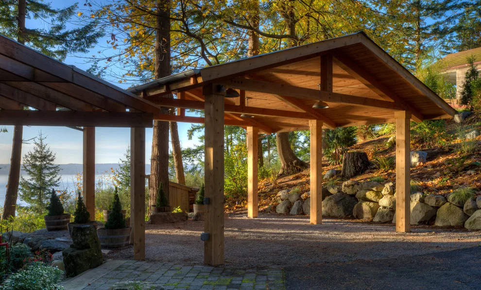 Stanwood WA Carport at Warm Beach by Dan Nelson, Designs Northwest Architects - Photo 7