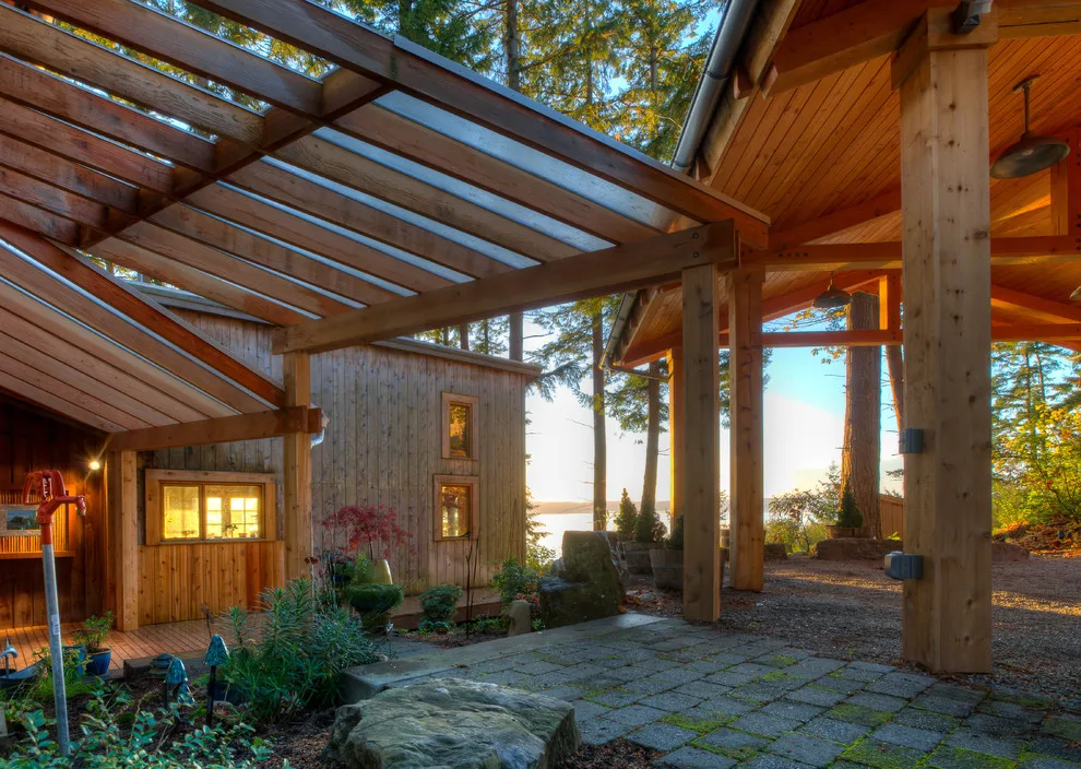 Stanwood WA Carport at Warm Beach by Dan Nelson, Designs Northwest Architects - Photo 4