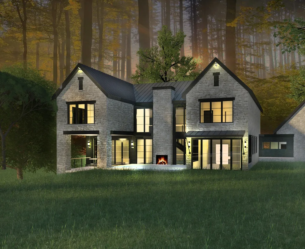 Fox Chapel, PA Waterfall Residence by Gaskill Architecture - Photo 2