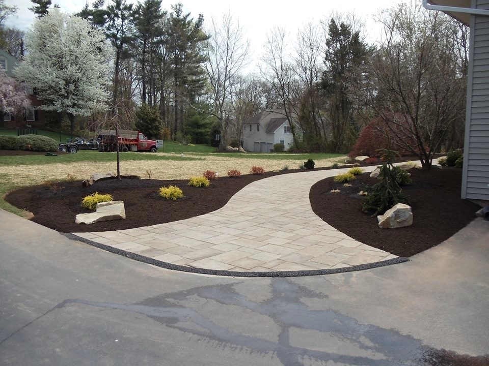Sidewalk and Landscaping by Steve Greco Landscaping, Inc. - Photo 2