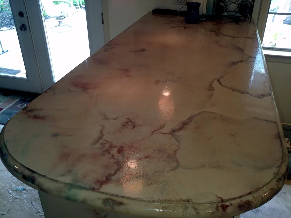 Cement Surface Counters by Stamped Artistry - Photo 12