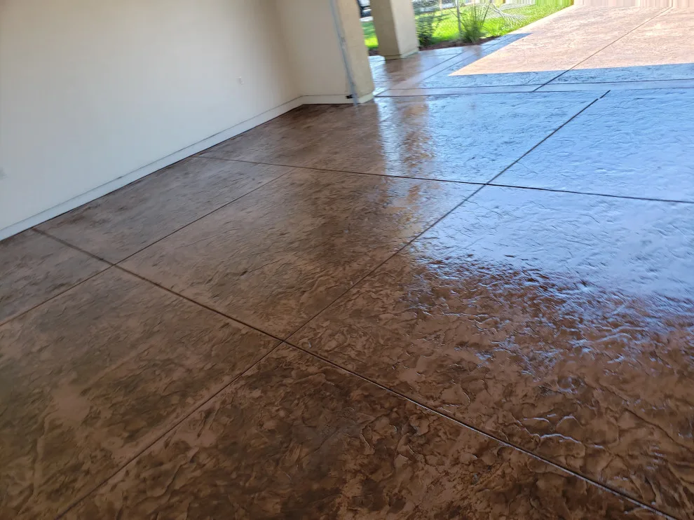 stamped concrete by Craftsman Construction Lic.1030935 - Photo 7