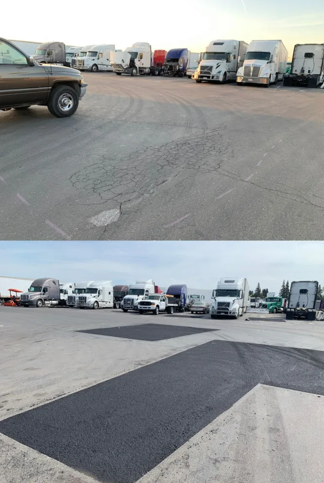 Fix alligator cracks using Type 2 Slurry Seal by California Asphalt Sealcoat - Photo 3