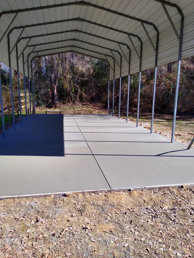 level surface illumination broom finish by R & B Concrete Co. - Photo 6