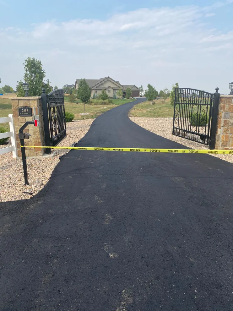 Paving with asphalt by Blacktop Plus - Photo 15