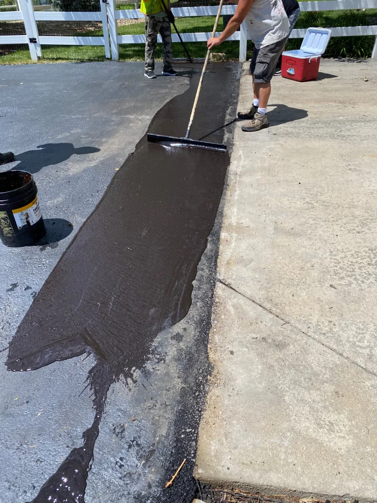 Paving with asphalt by Blacktop Plus - Photo 23