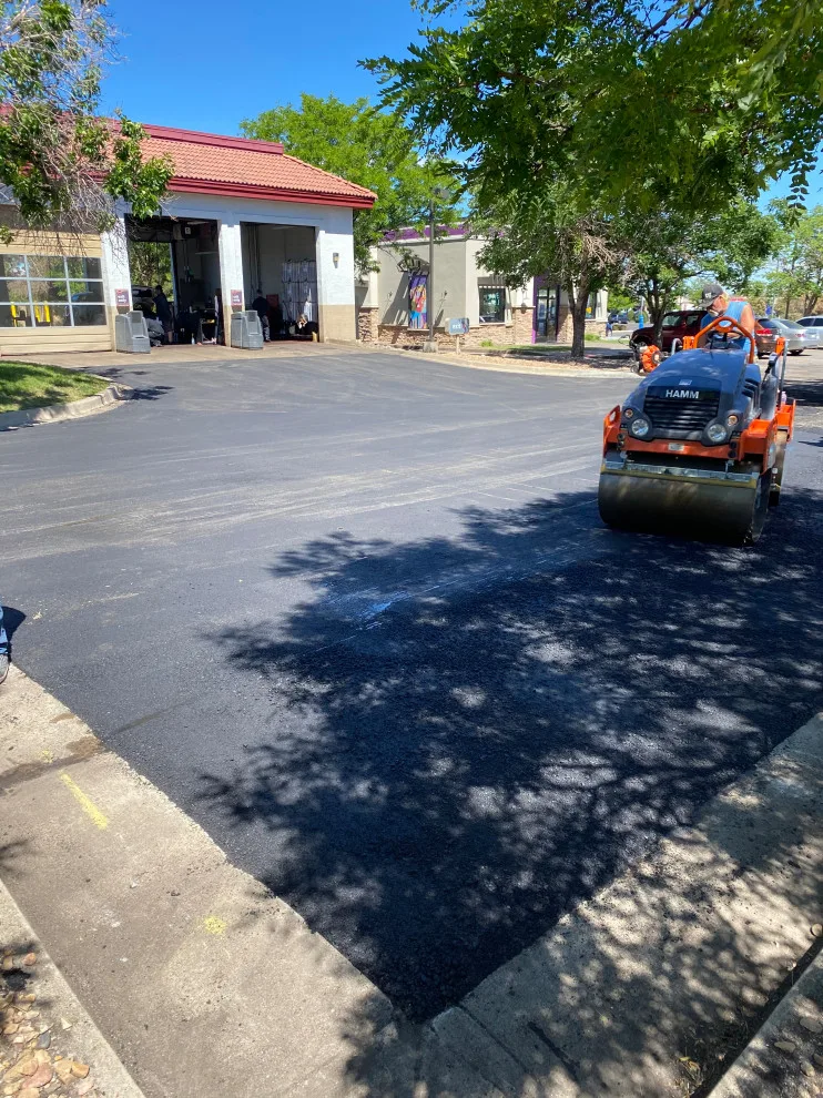 Paving with asphalt by Blacktop Plus - Photo 16