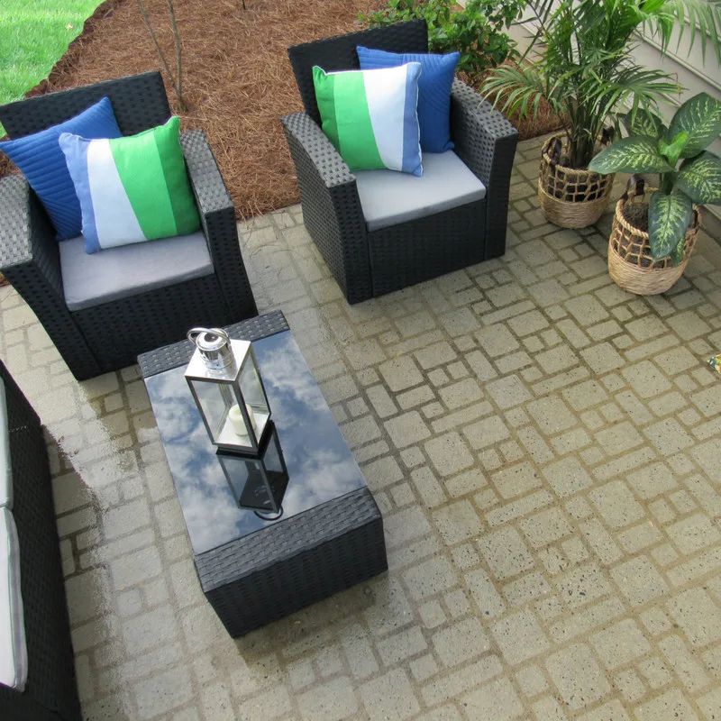 DIY STENCIL - COBBLESTONE by Driveway Art CO. - Photo 7
