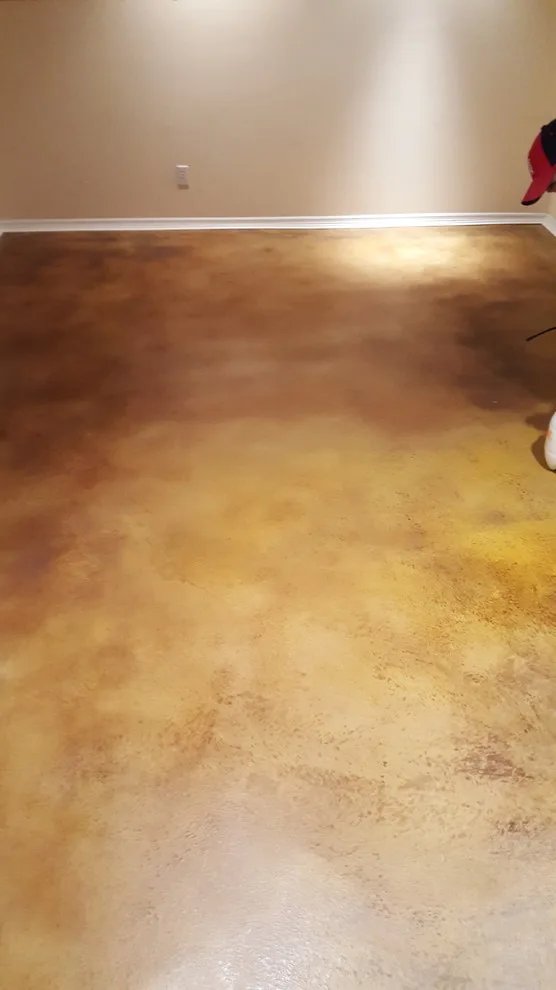 Micro-finish stained concrete overlay by Enduracrete - Photo 9