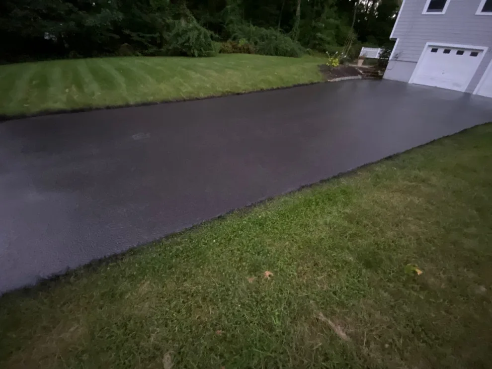 Sealcoating Driveway in Holden MA by Standard Sealcoating - Photo 3
