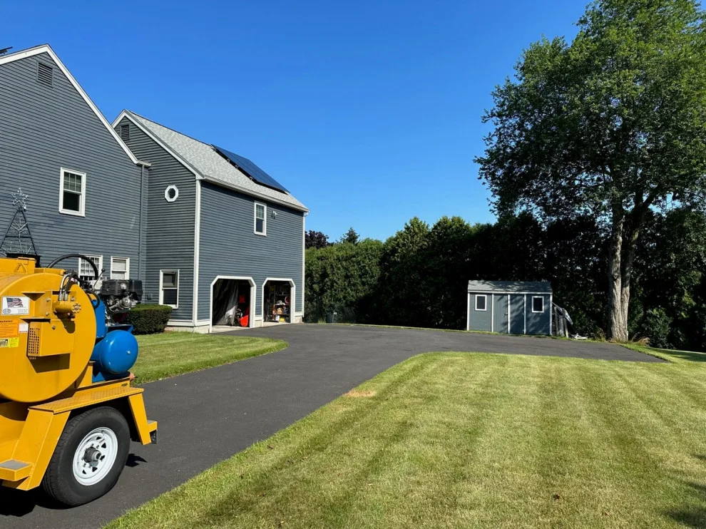 Marlborough MA Home Driveway Sealing by Standard Sealcoating - Photo 3