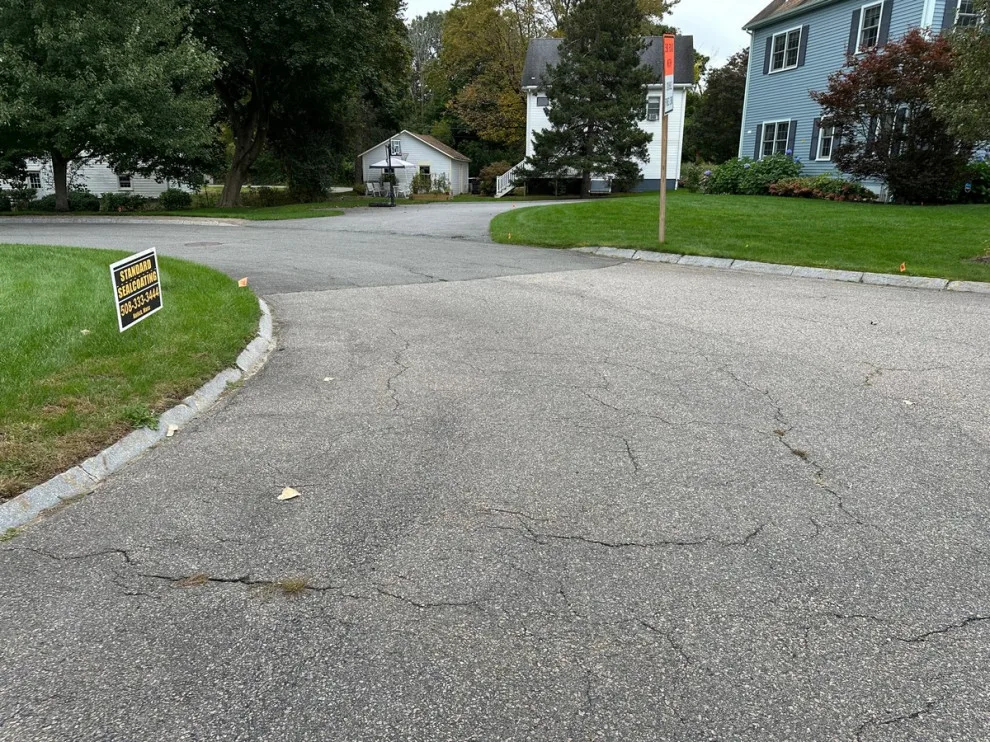 Natick Mass Hot Rubber Crack Sealing by Standard Sealcoating - Photo 3
