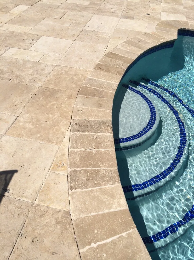 Outdoor Stone Project for Backyard and Pool Area by Cricket Pavers Of Miami - Photo 4