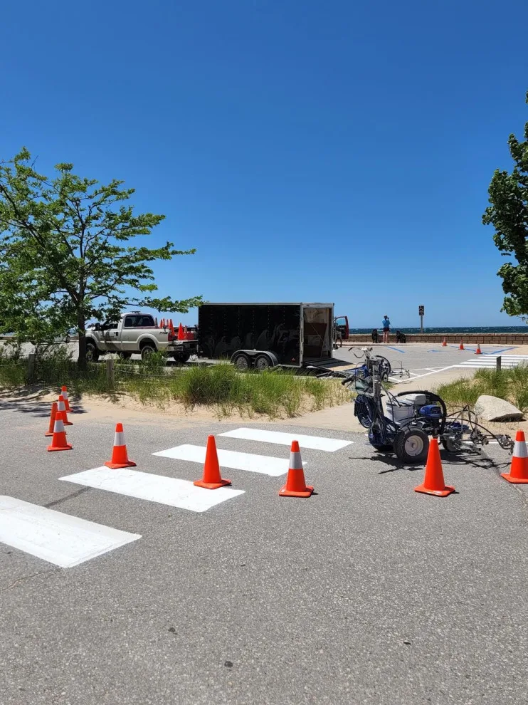 Parking Space Marking by Grand Traverse Sealcoating & Striping - Photo 4