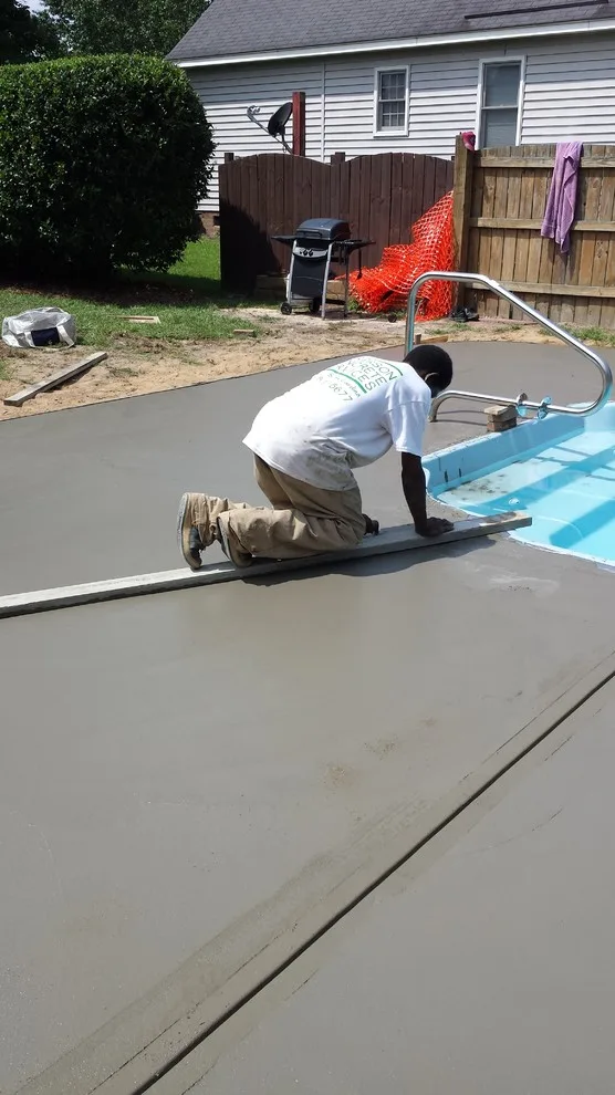 Swimming Pool Patios by Doug Dickerson Concrete - Photo 5