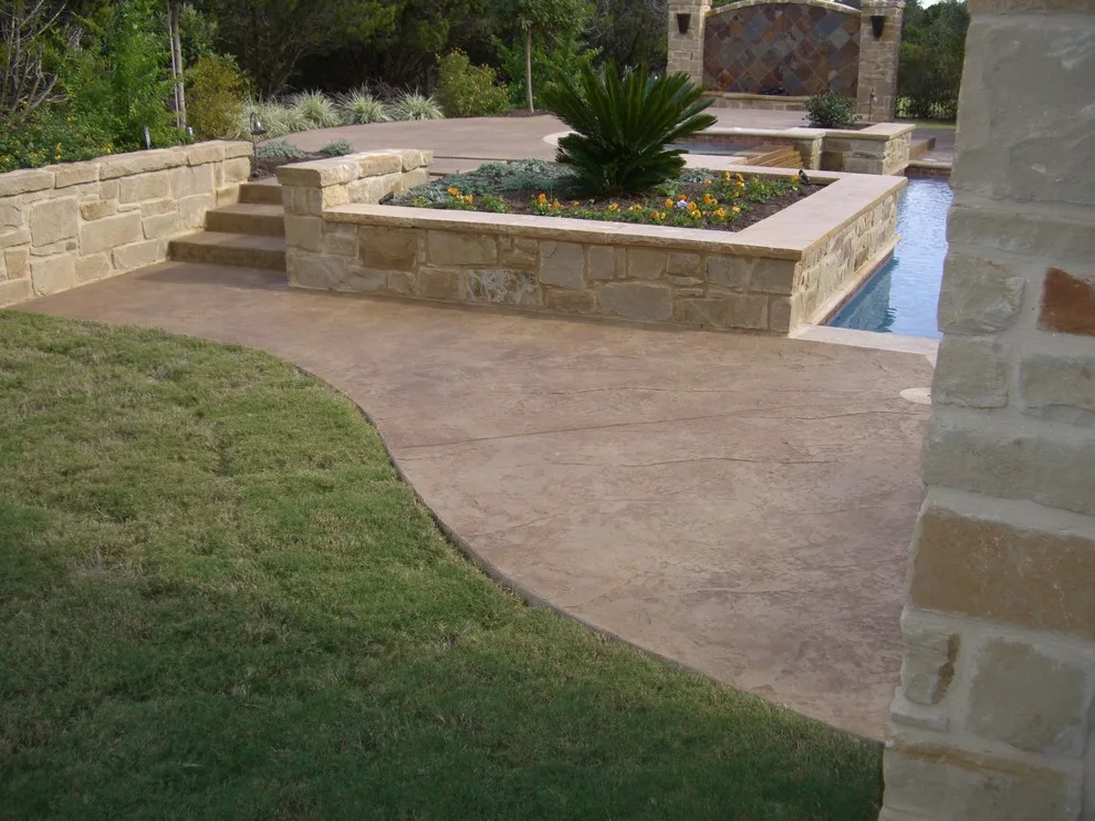 Textured Concrete Pool Decks by Patterned Concrete Of Austin - Photo 18