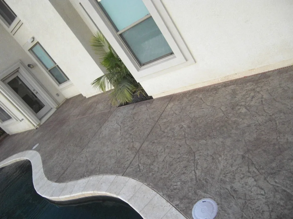 Textured Concrete Pool Decks by Patterned Concrete Of Austin - Photo 5