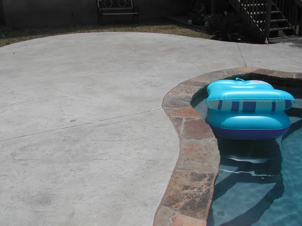 Textured Concrete Pool Decks by Patterned Concrete Of Austin - Photo 9
