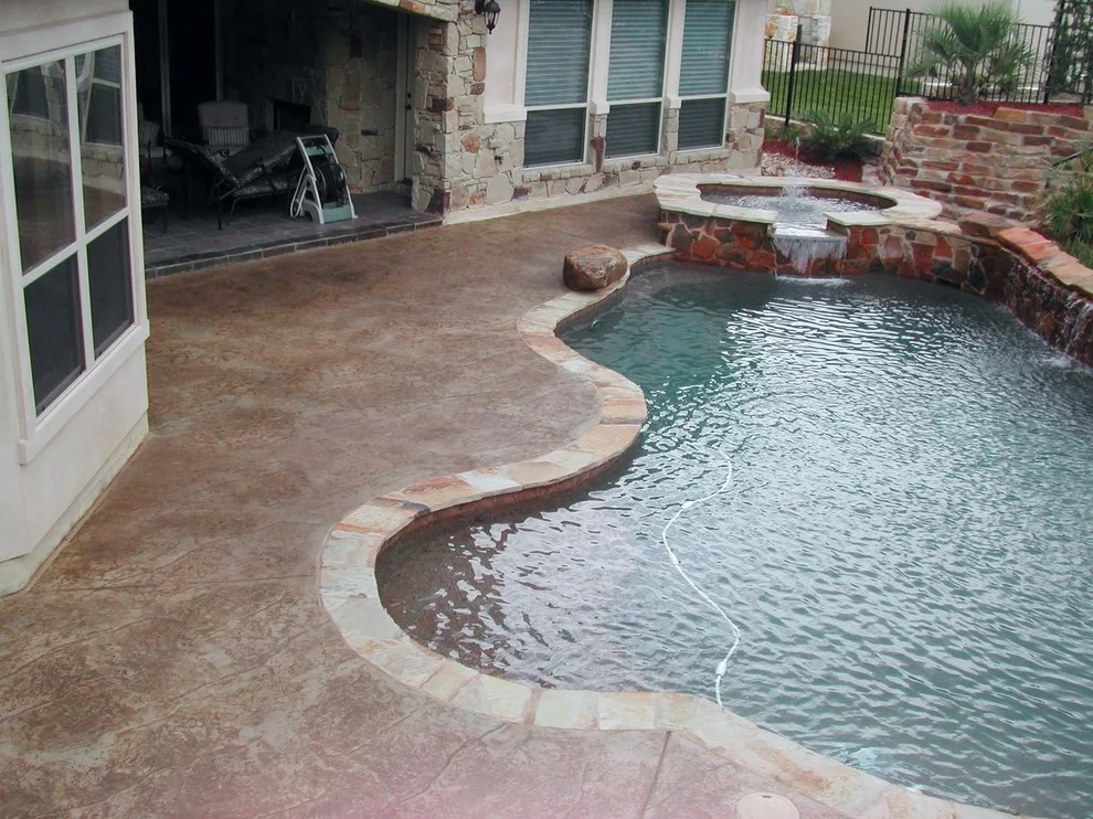 Textured Concrete Pool Decks by Patterned Concrete Of Austin - Photo 14