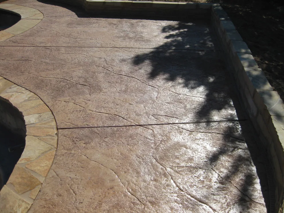 Textured Concrete Pool Decks by Patterned Concrete Of Austin - Photo 2