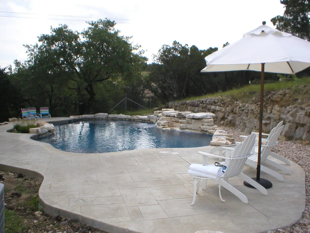 Textured Concrete Pool Decks by Patterned Concrete Of Austin - Photo 11