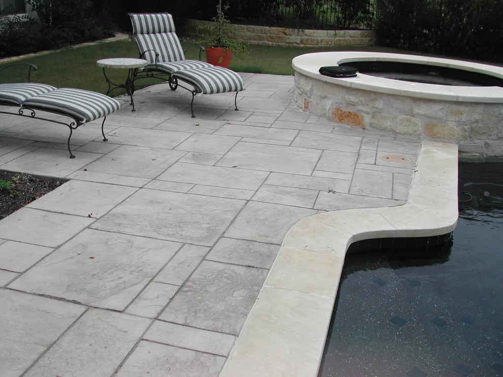 Textured Concrete Pool Decks by Patterned Concrete Of Austin - Photo 6