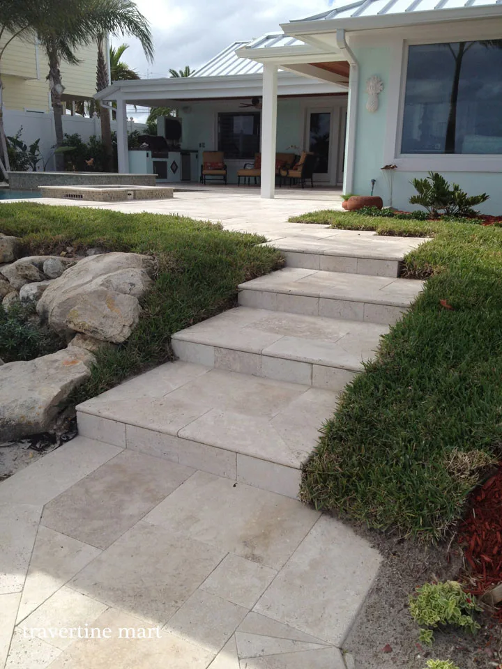 Creamy Travertine Paving Stones by Travertine Mart - Photo 16