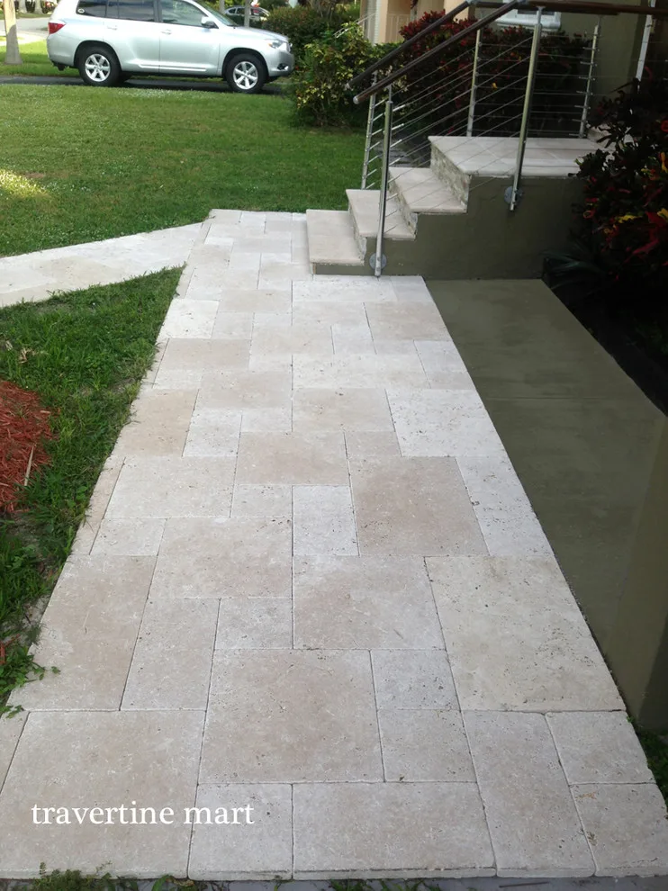 Creamy Travertine Paving Stones by Travertine Mart - Photo 6