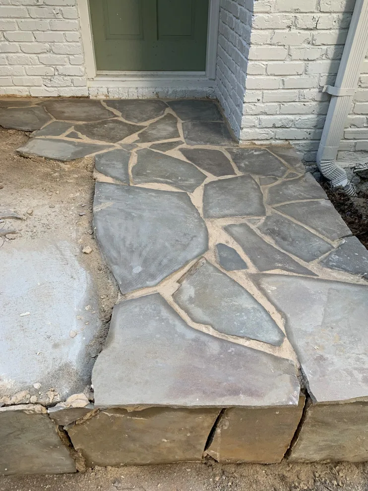Stone step installation by Gonzalez Construction Co - Photo 2