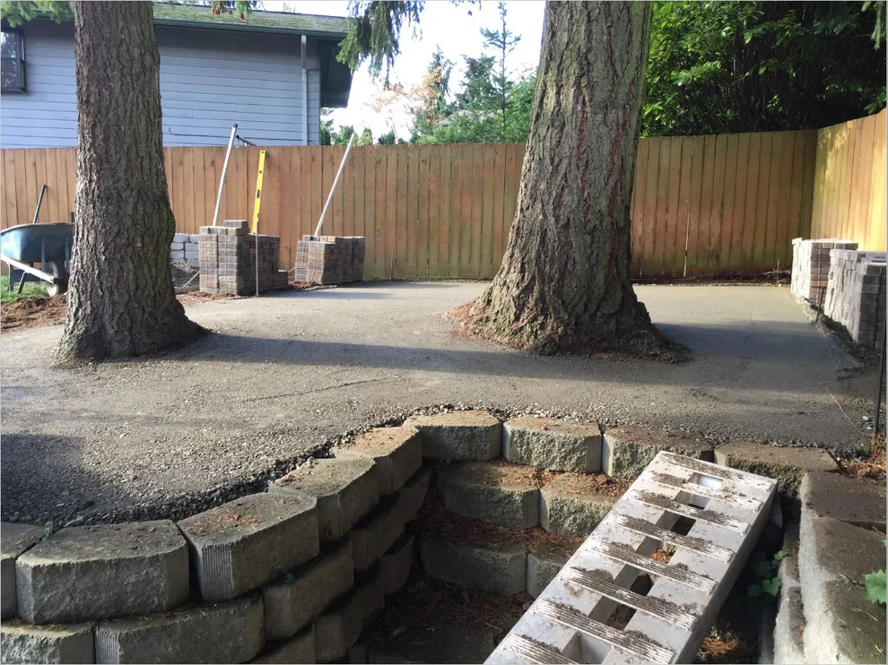 Elevated Flower Bed Back Patio by Xavier Pavers - Photo 3