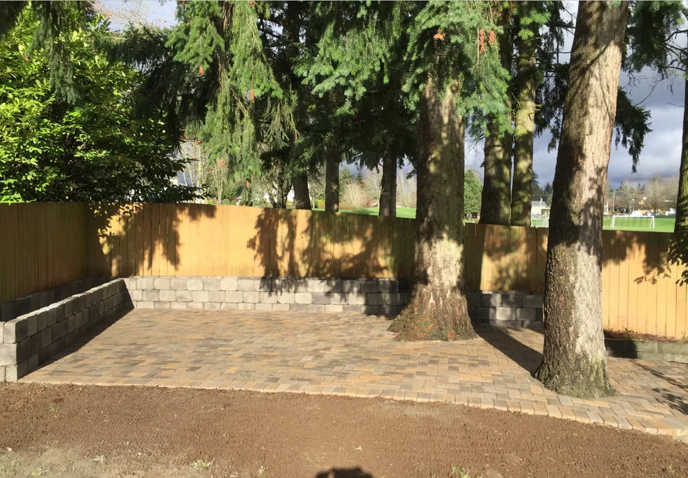 Elevated Flower Bed Back Patio by Xavier Pavers - Photo 9