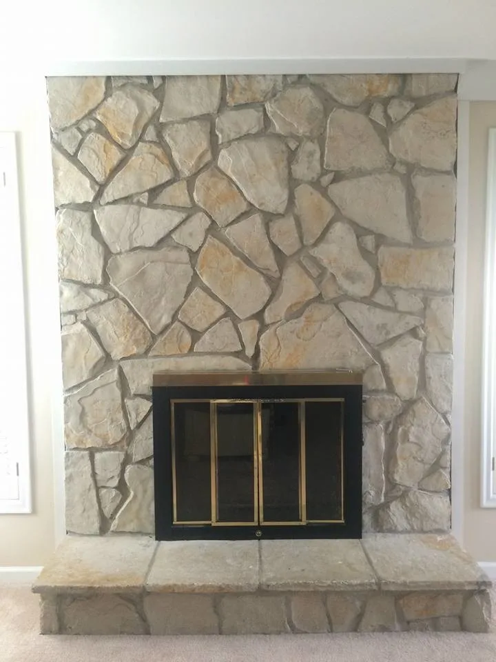 Chesterfield, Mo Mantle Transformation by Masterpiece Masonry - Photo 2