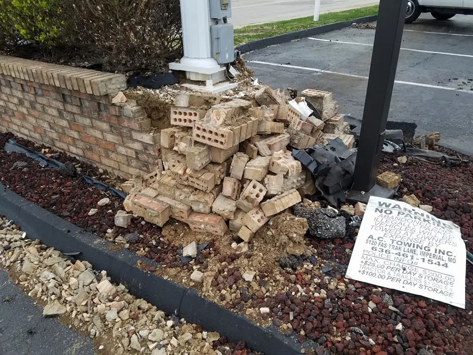 Planter and Brick Sign Renovation by Masterpiece Masonry - Photo 3