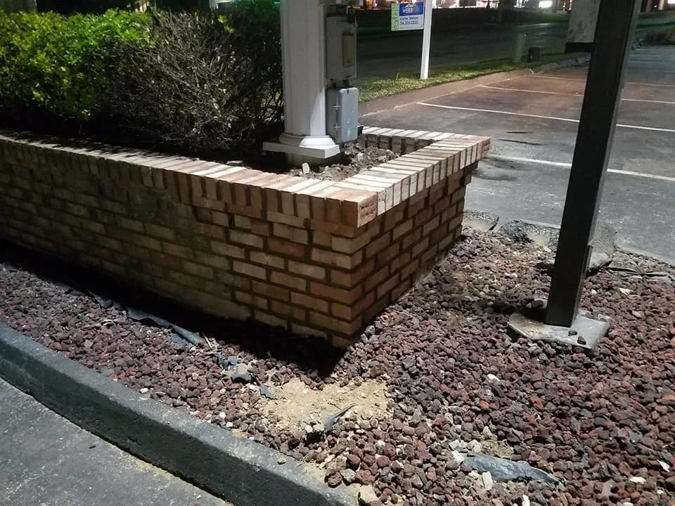 Planter and Brick Sign Renovation by Masterpiece Masonry - Photo 9