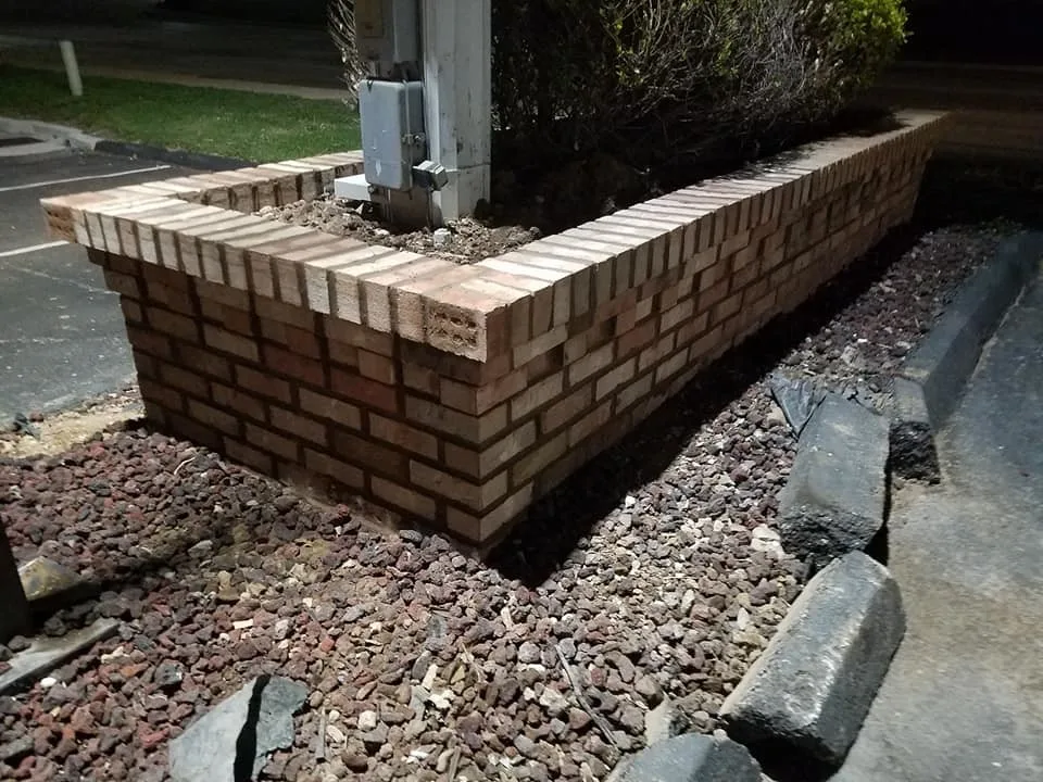 Planter and Brick Sign Renovation by Masterpiece Masonry - Photo 5