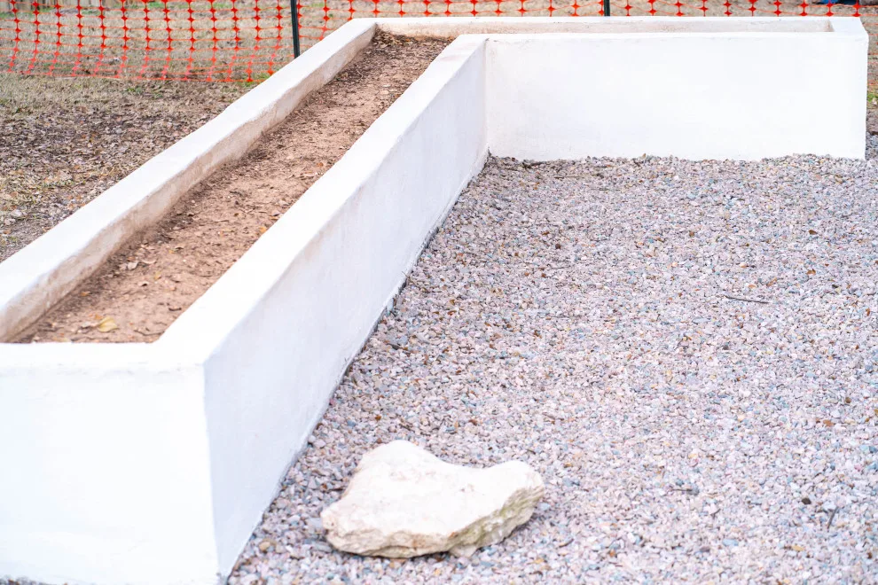 Custom Concrete Patio and Stucco Planters with Composite Pool Deck by BioScapes LLC - Photo 6