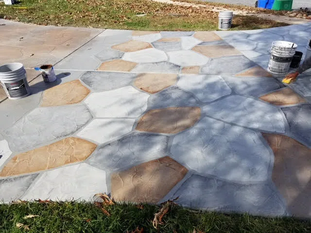 Pool Surround with Concrete Overlay by Unique Concrete Design LLP - Photo 4
