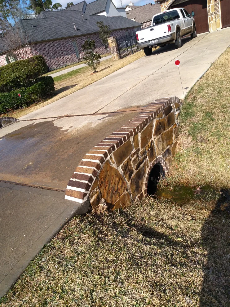 Driveway Drainage Repair by Brick Restoration - Photo 2
