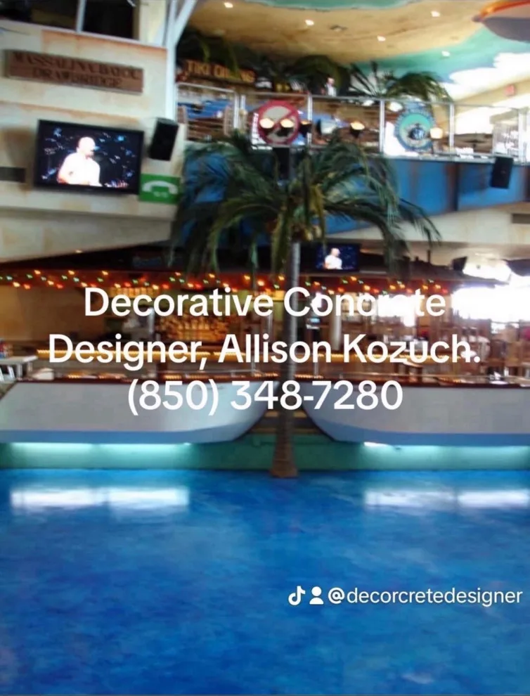 Metallic Concrete Flooring Reflector Enhancer with Acid Stain by Decorative Concrete Designer LLC - Photo 36