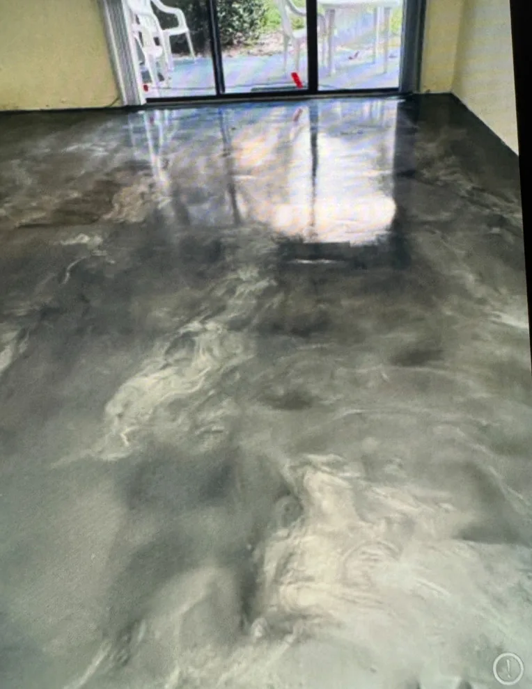 Metallic Concrete Flooring Reflector Enhancer with Acid Stain by Decorative Concrete Designer LLC - Photo 22