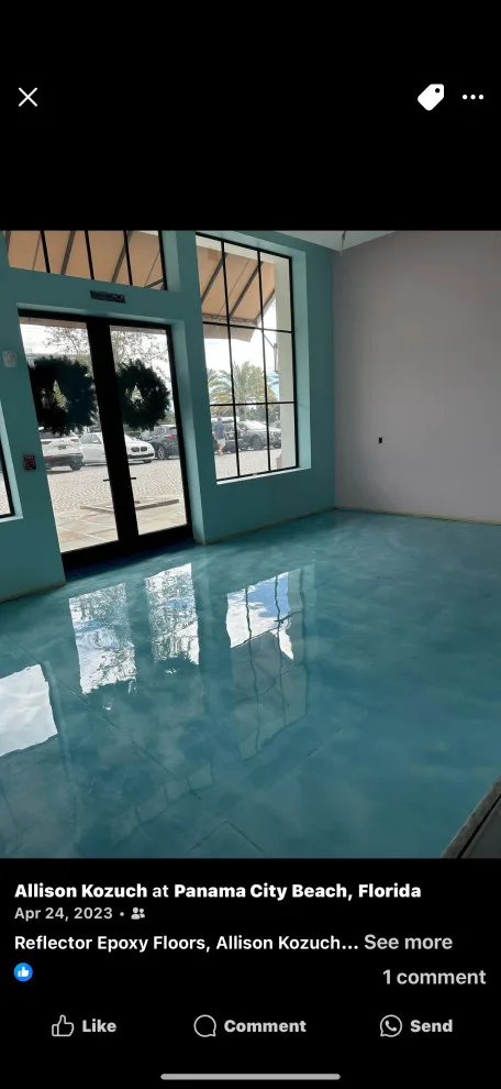 Reflective Epoxy Concrete Flooring Enhancement by Decorative Concrete Designer LLC - Photo 6