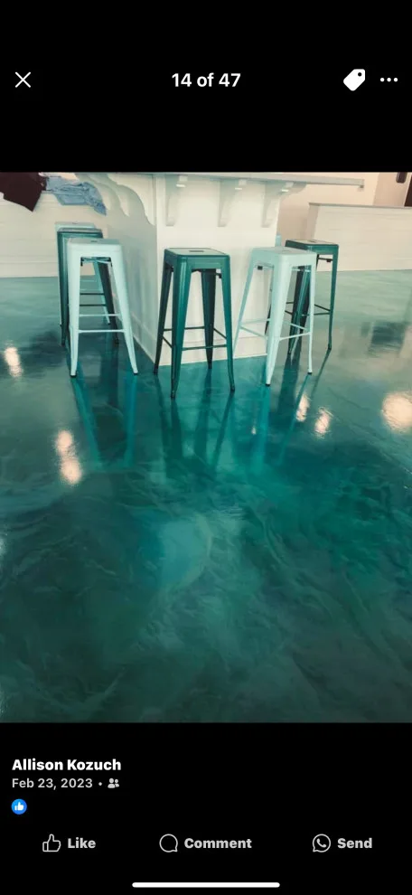 Reflective Epoxy Concrete Flooring Enhancement by Decorative Concrete Designer LLC - Photo 41