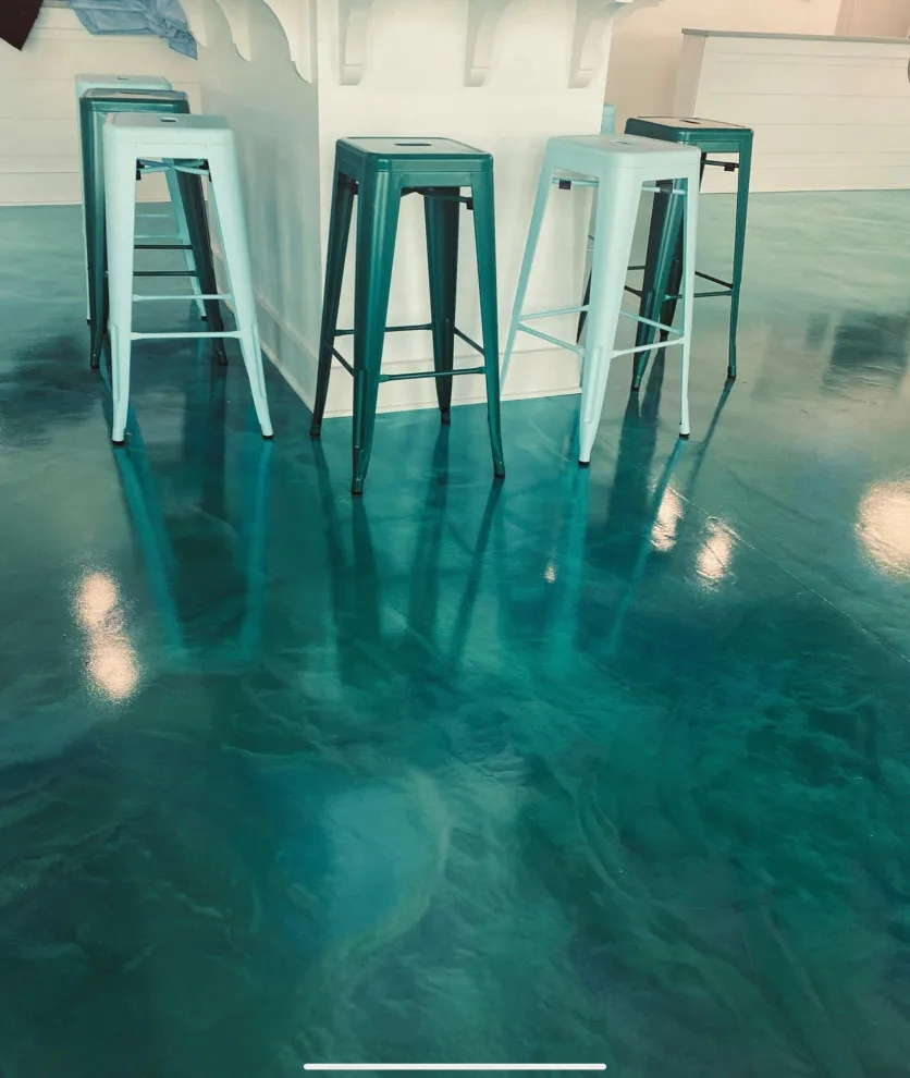 Reflective Epoxy Concrete Flooring Enhancement by Decorative Concrete Designer LLC - Photo 40