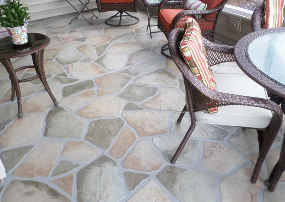 Patio and Entertaining Space Concrete Overlay by Unique Concrete Design LLP - Photo 15
