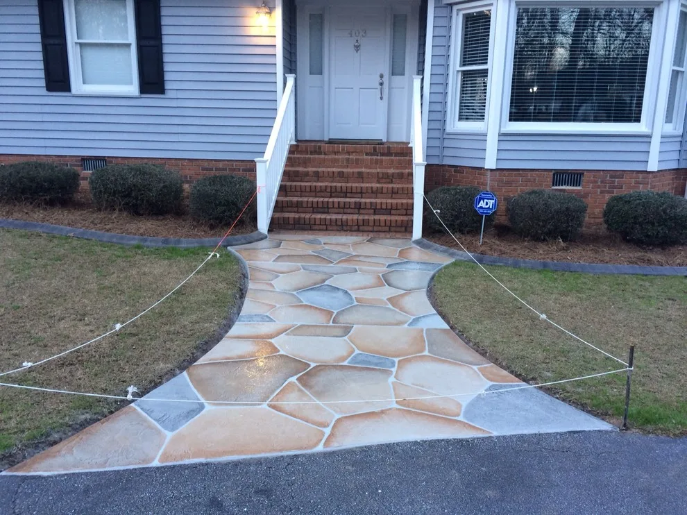 Patio and Entertaining Space Concrete Overlay by Unique Concrete Design LLP - Photo 19