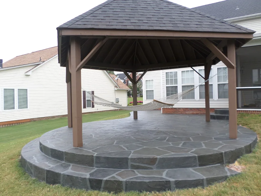 Patio and Entertaining Space Concrete Overlay by Unique Concrete Design LLP - Photo 4