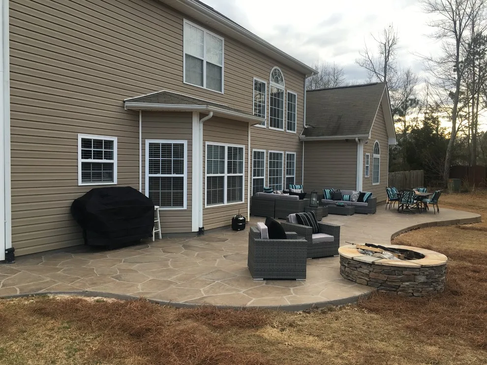 Patio and Entertaining Space Concrete Overlay by Unique Concrete Design LLP - Photo 3