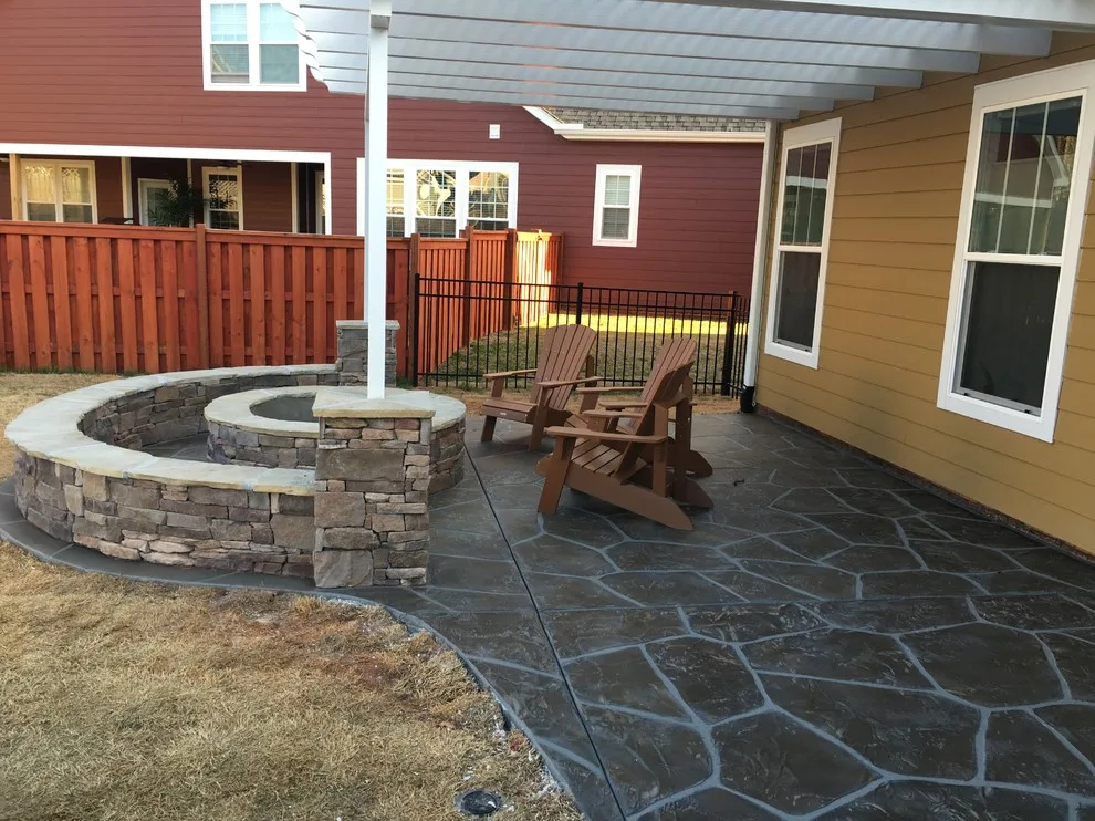 Patio and Entertaining Space Concrete Overlay by Unique Concrete Design LLP - Photo 2
