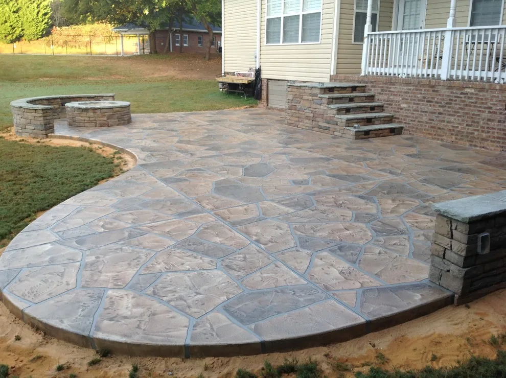 Patio and Entertaining Space Concrete Overlay by Unique Concrete Design LLP - Photo 17